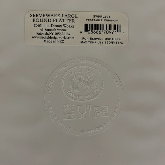 🆕 Michel Design Works-Serveware-Large Platter-Vegetable Kingdom - Picture 8 of 8